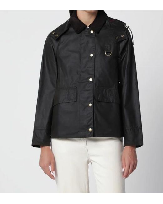 Barbour Black Waxed Cotton Jacket