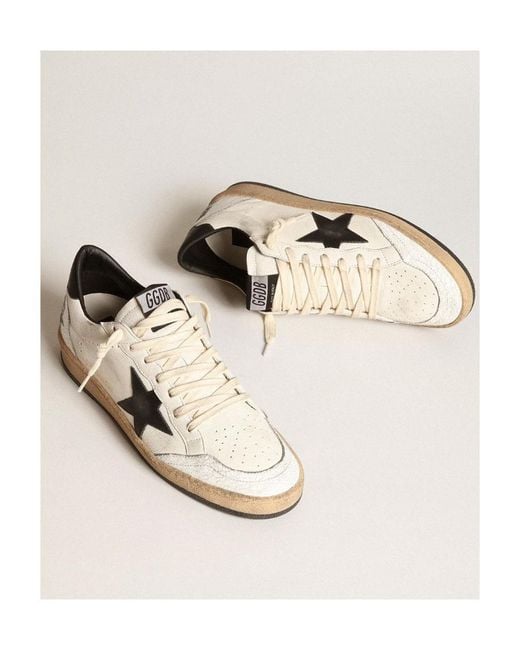Golden Goose Deluxe Brand White Star Patch Low-Top Sneakers