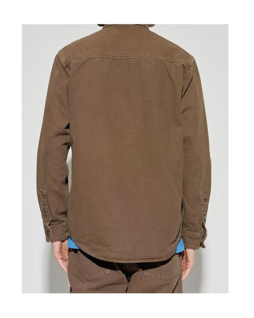 Samsøe & Samsøe Brown Patch-Pocket Shirt for men