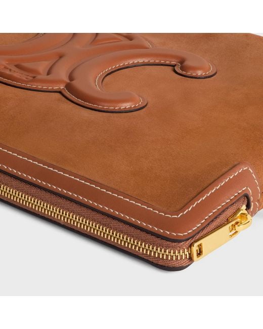 Céline Brown Small Pouch With Strap Cuir Triomphe