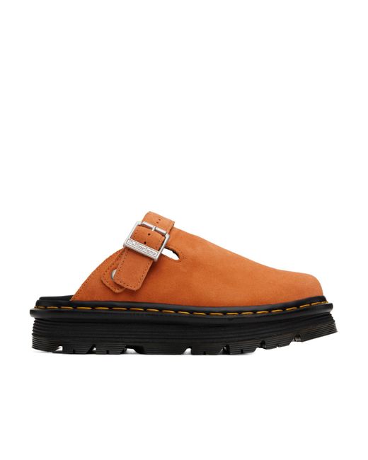 Dr. Martens Brown Platform Mules for men