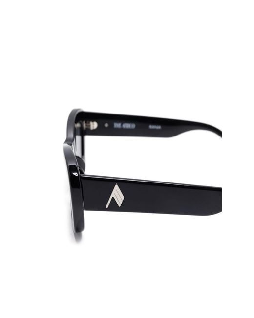 The Attico White Full Frame Sunglasses