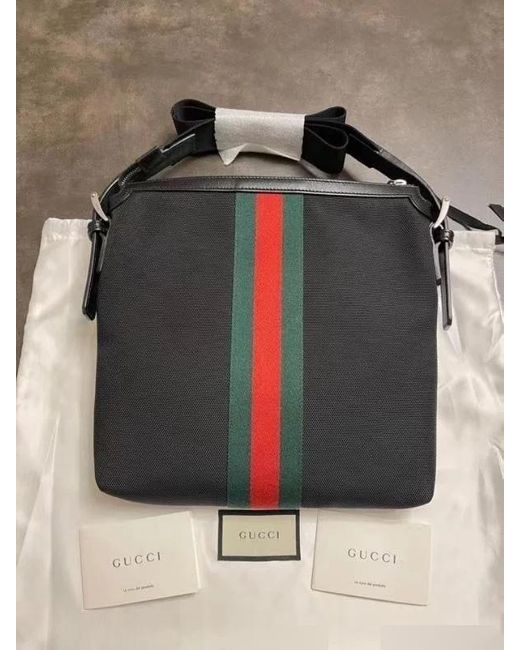 Gucci Black Double G And Shoulder Bag for men