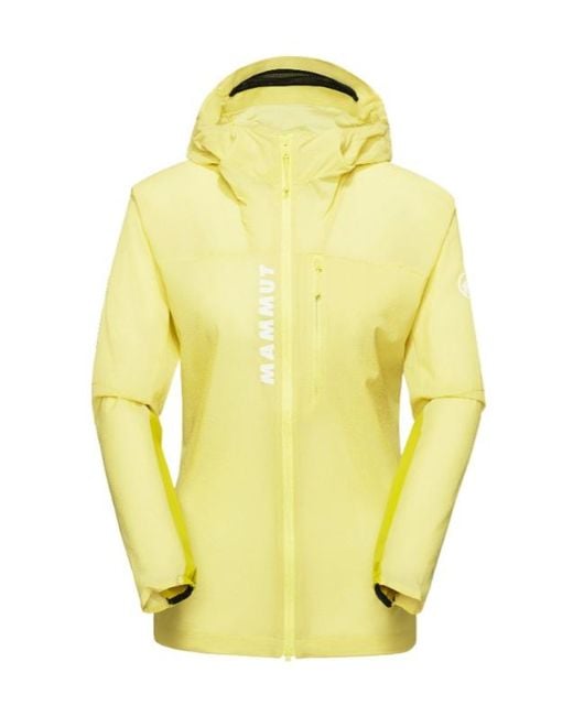Mammut Yellow Aenergy Wb Hooded Jacket for men