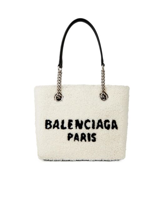 Balenciaga White Logo Handbag