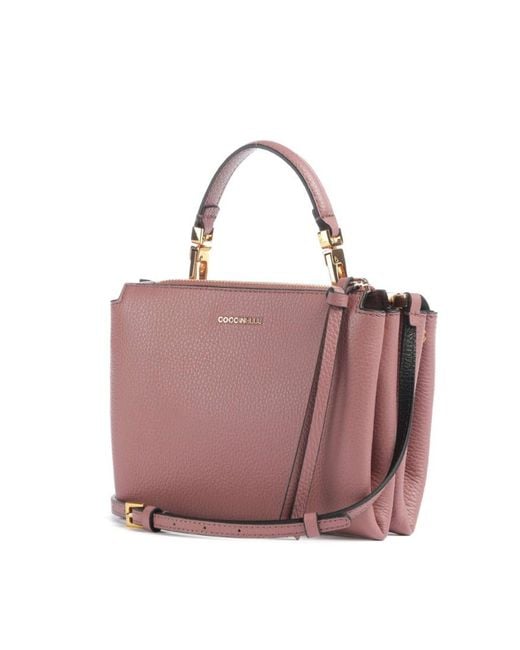 Coccinelle Pink Top Handle Shoulder Bag