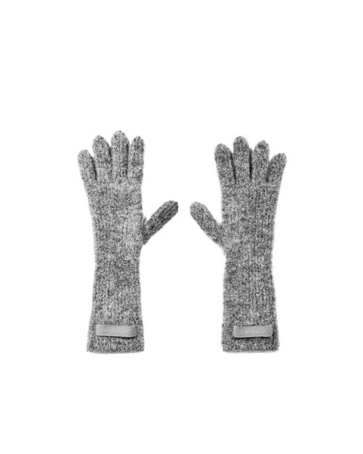 Jacquemus White Gants Gros Knitted Gloves