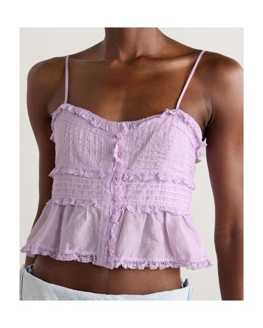 Isabel Marant Purple Gloria Top