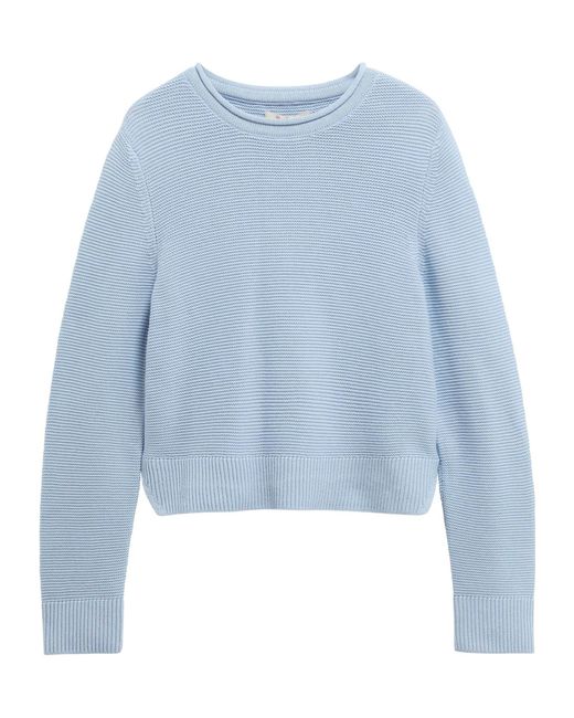 Barbour Blue Crew Neck Knit Sweater