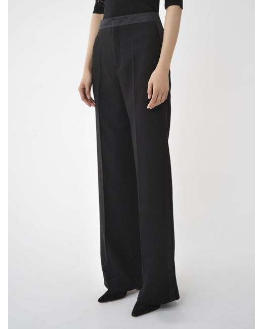 Chloé Black Chloé Straight-Leg Trousers