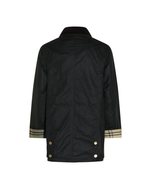 Barbour Black Waxed Cotton Jacket
