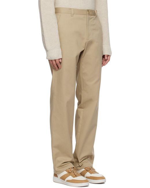 A.P.C. Natural Classic Straight-Leg Pants for men