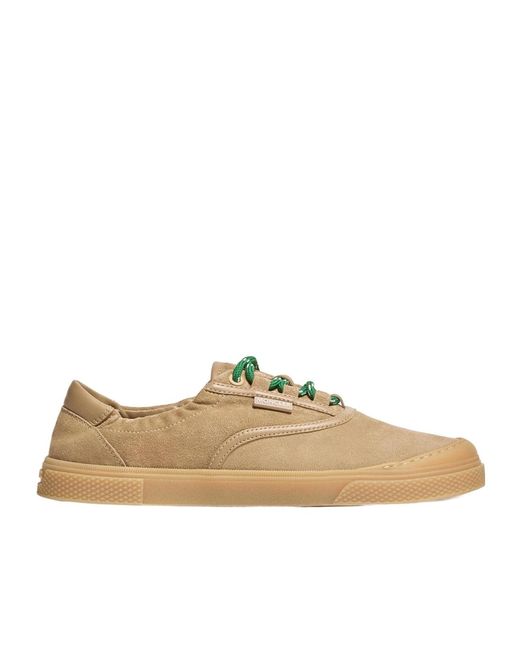 Moncler Brown Vera Lace-Up Sneakers