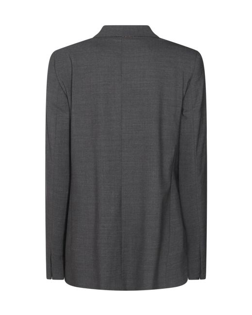 Fabiana Filippi Black Long-Sleeved Suit Coat