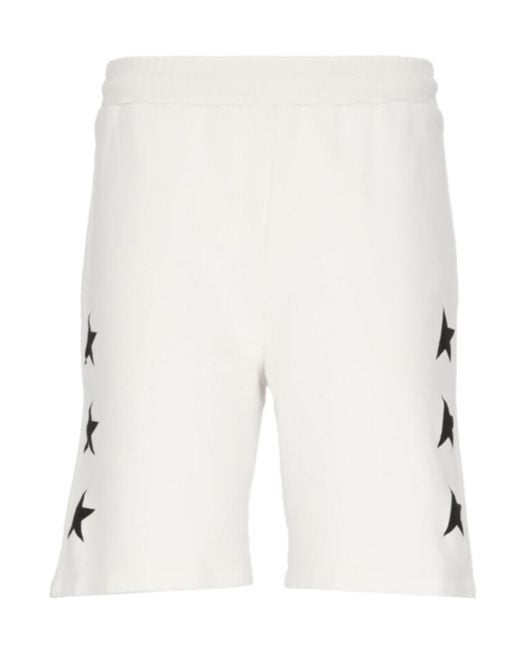 Golden Goose Deluxe Brand White Cotton Star-Motif Track Pants for men