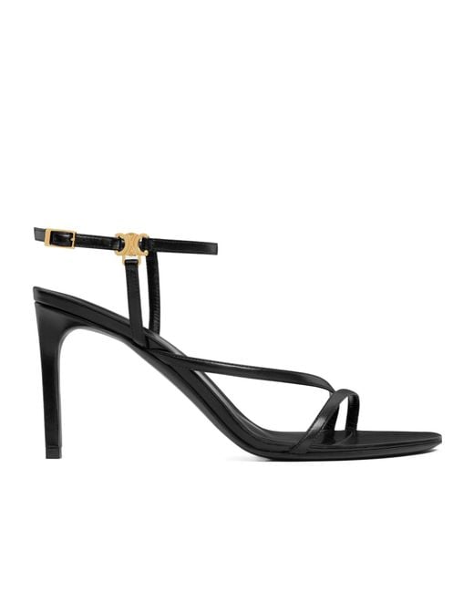 Céline Black Ava Sandal