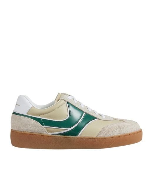 Dries Van Noten Green Round-Headed Low-Top Casual Shoes