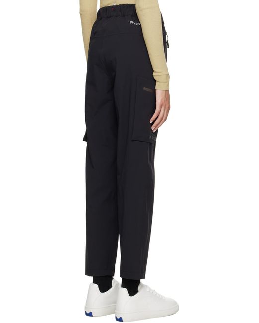 Moncler Black Grenoble Cargo Trousers