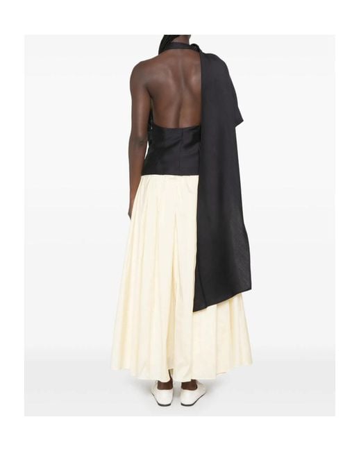 Rohe Black Draped Blouse