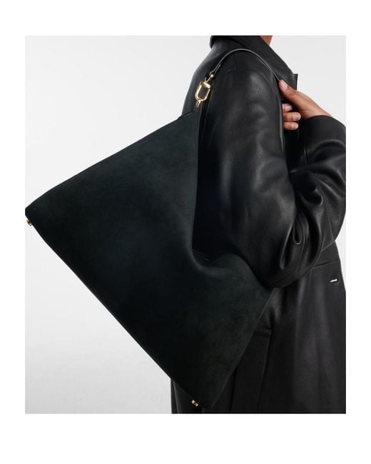 Totême  Black Zippered Shoulder Bag