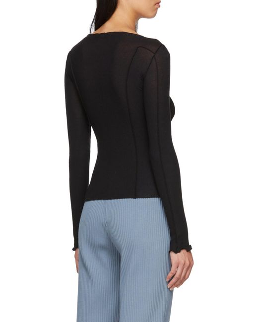 Baserange Black Omato Long Sleeve T-Shirt