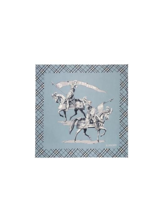 Burberry Blue Archive Knight Scarf