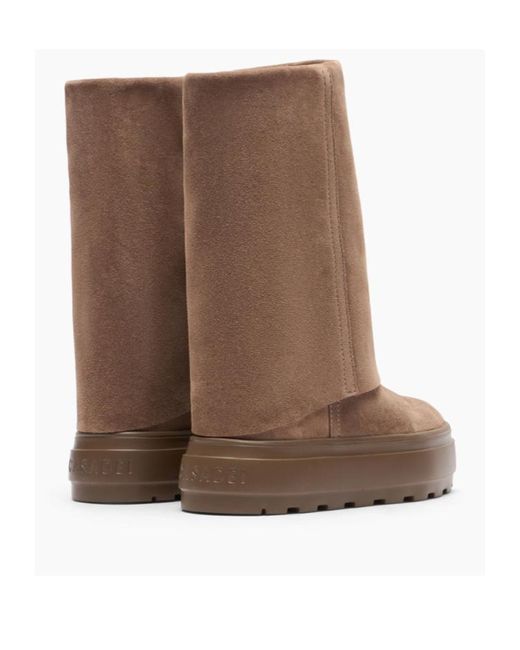 Casadei Brown New Double Face Boots