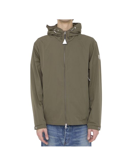 Moncler Black Traversier Hooded Jacket for men
