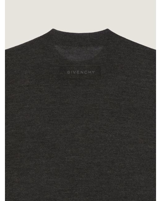 Givenchy Black Short-Sleeved Sweater