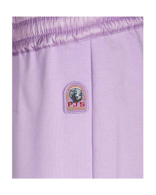 Parajumpers Purple Logo Sweatpants