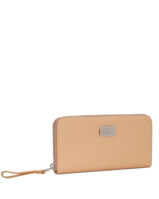 Tod's White Logo Sticker Wallet
