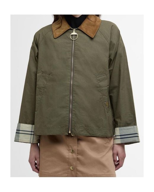 Barbour Green "Catlin" Waterproof Jacket