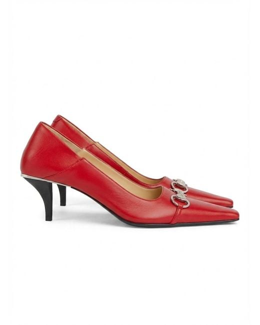 Gucci Red Vittoria Pump
