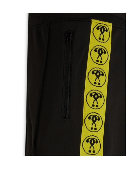 Moschino Black Elasticated Waistband Trousers for men