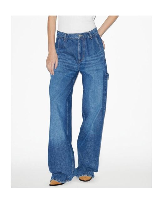 Isabel Marant Blue Isabel Marant Étoile Solene Mid-Rise Jeans