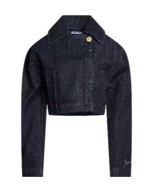 Jacquemus Blue Dark Denim Jacket