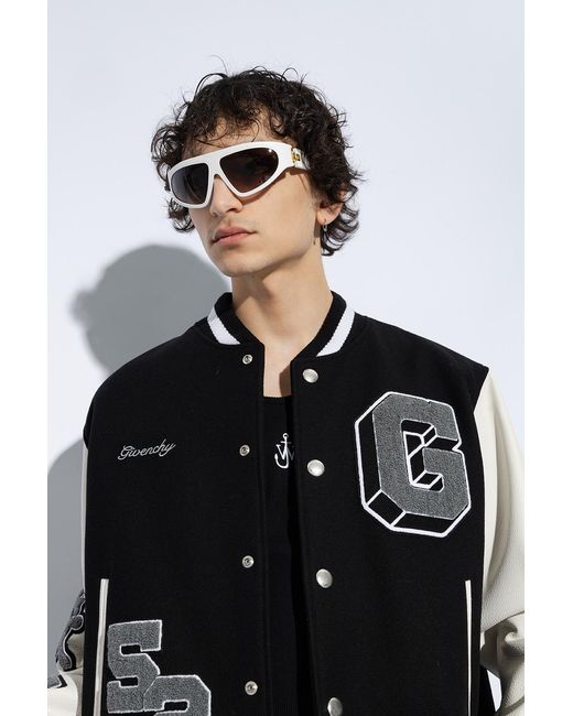 Balmain White Eyewear B Escape Sunglasses for men