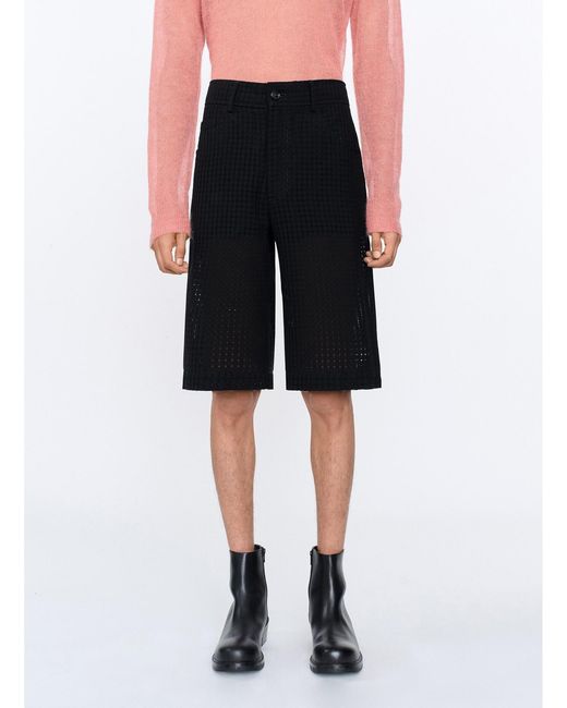 Séfr Black Shorts for men