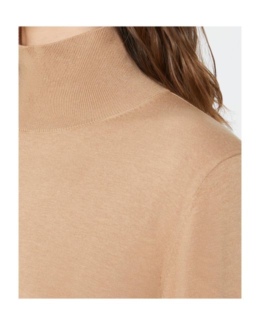 Weekend by Maxmara Natural Kiku Turtleneck Long-Sleeved Jumper