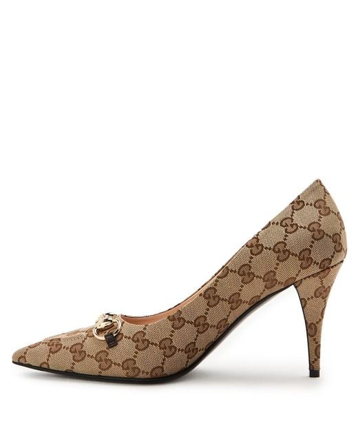 Gucci Brown Pointed-Toe High Heels