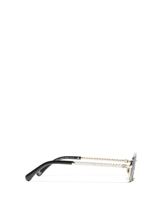 Chanel White Full Frame Sunglasses for men