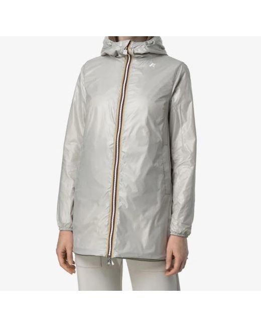 K-Way Green Reversible Waterproof Mid Jacket