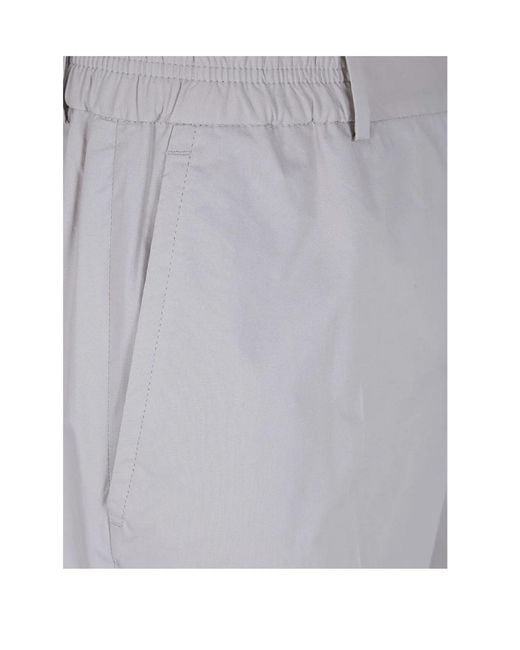 Incotex Gray Buttoned Trousers for men