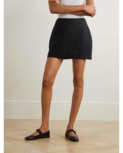 Posse Black A-Line Skirt