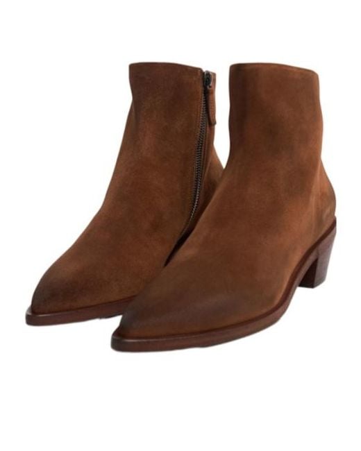 Marsèll Brown Stuzzichello Suede Boots