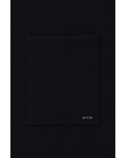 Wooyoungmi Black Logo Pocket Polo Shirt for men