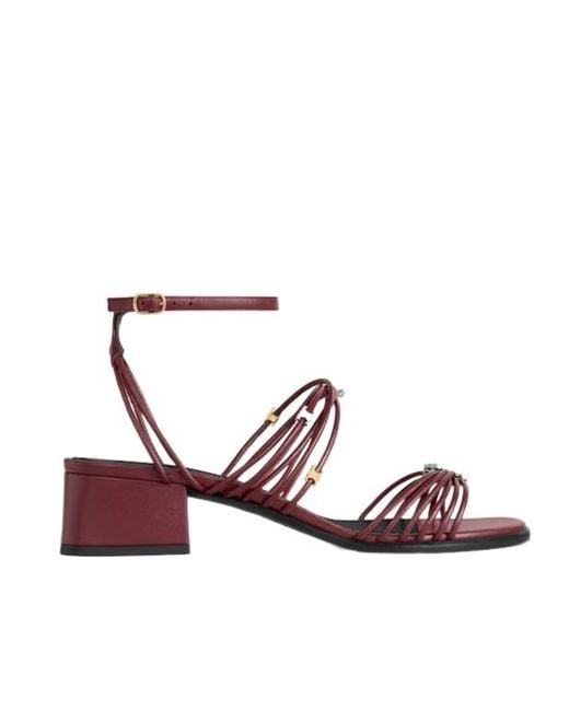 Céline Pink Clémence Heeled Sandal