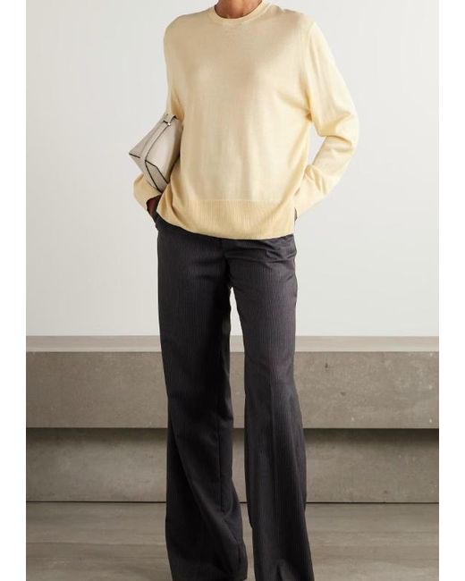 Totême  Natural Crew Neck Sweater