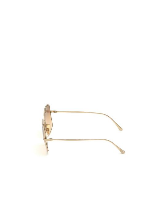 Tom Ford White Square Frame Sunglasses