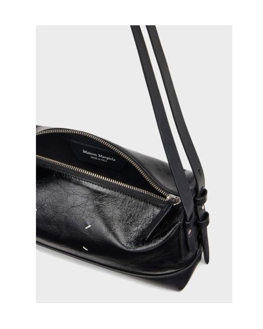 Maison Margiela Black Zipped Belt Shoulder Bag